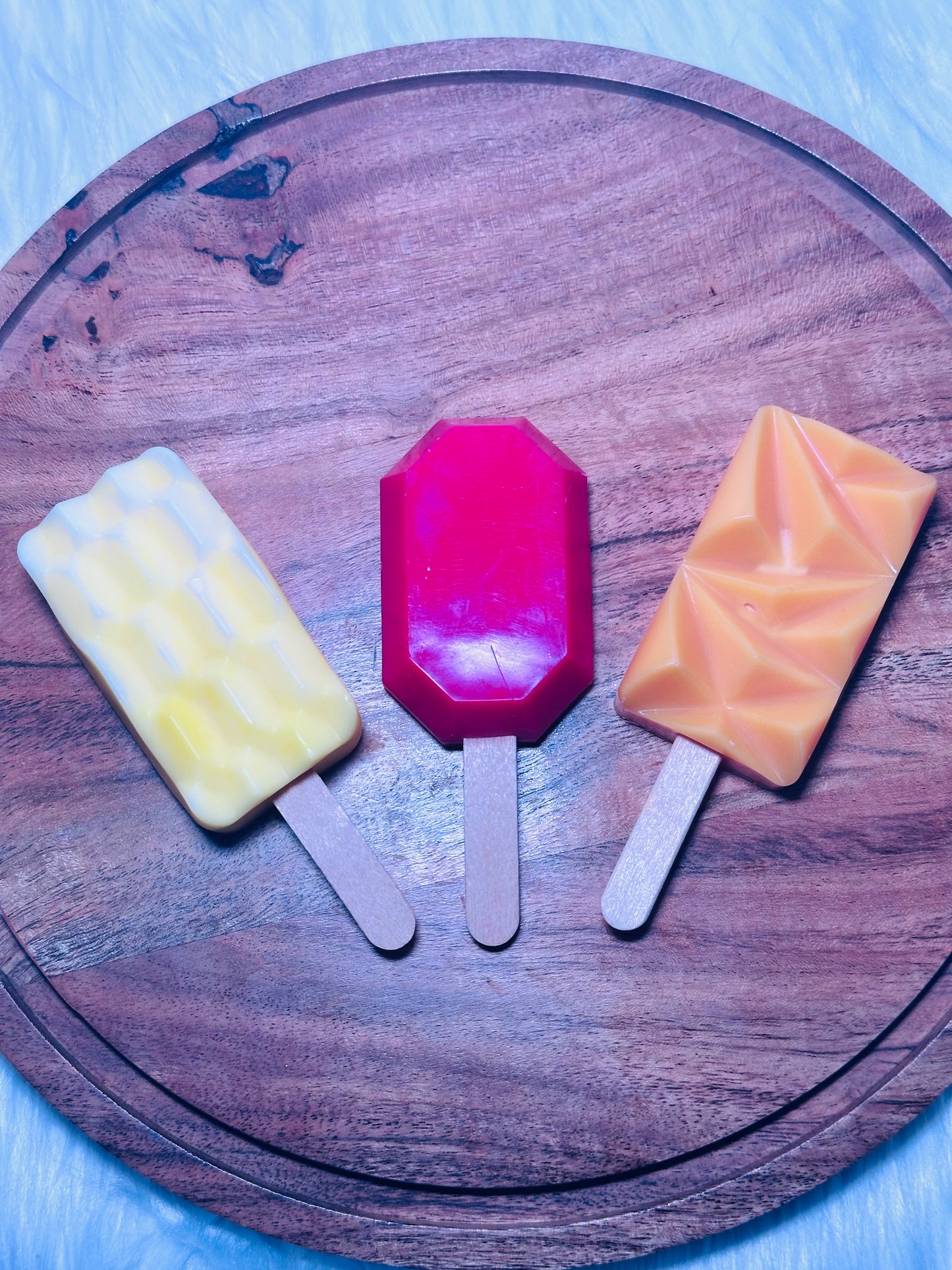 Popsicle Mini Wax Melt Bundle (Pina Colada, Orange Sherbet, Cherry Bomb)