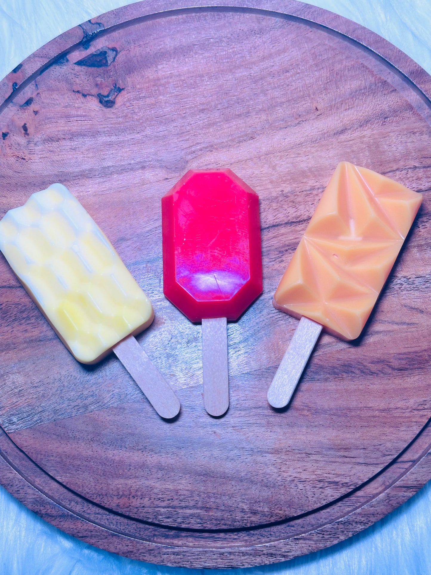 Popsicle Mini Wax Melt Bundle (Pina Colada, Orange Sherbet, Cherry Bomb)