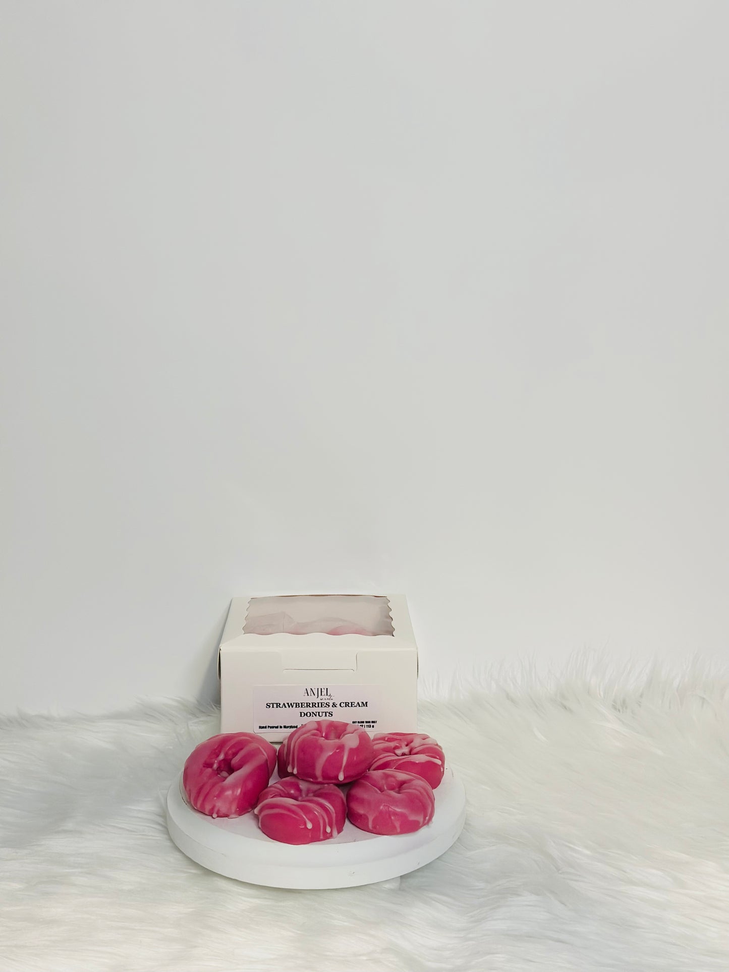 Strawberries and Cream Donut Wax Melts