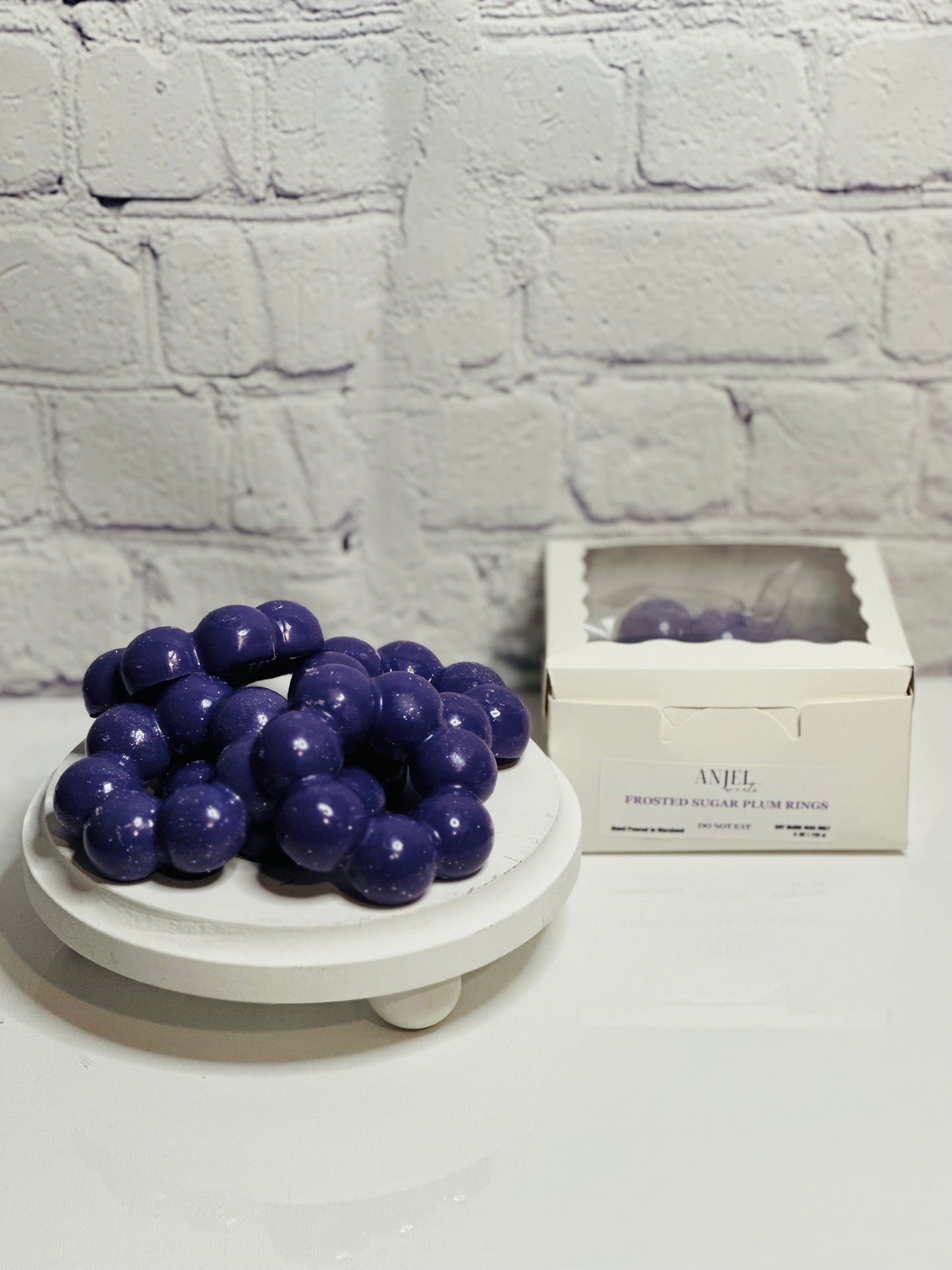 Frosted Sugar Plum Rings Wax Melts