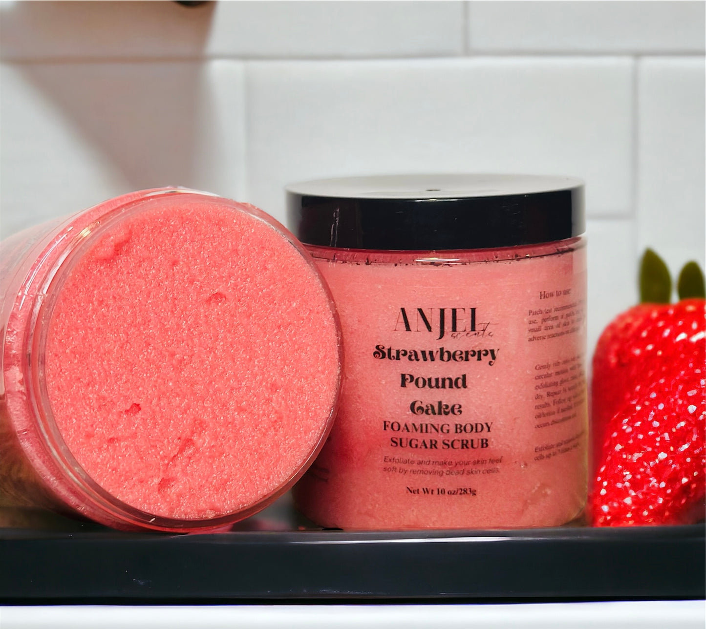 Strawberry Pound Cake Sugar Scrub