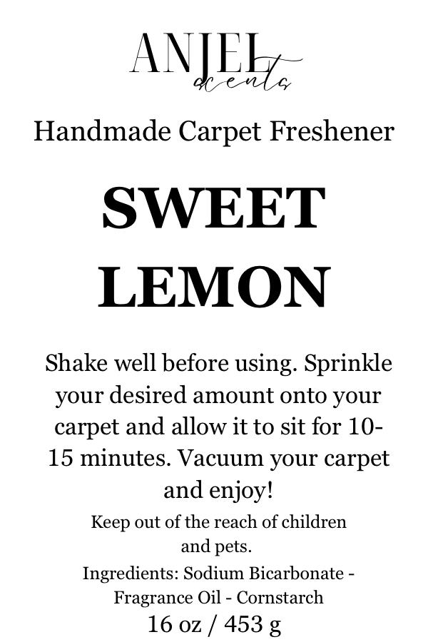 Sweet Lemon Carpet Freshener