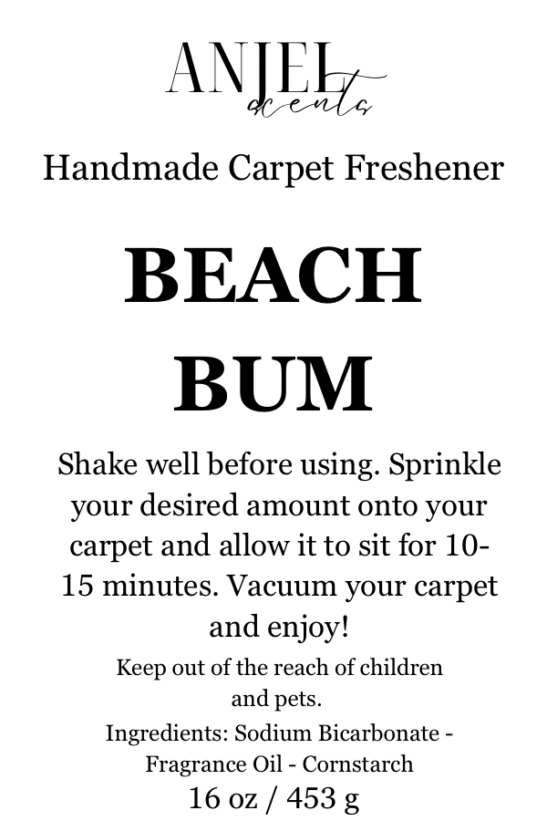 Beach Bum  Carpet Freshener