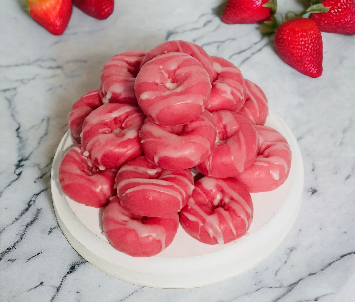 Strawberries and Cream Donut Wax Melts